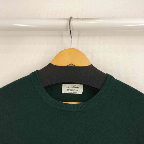 ユナイテッドカラーズオブベネトン UNITED COLORS OF BENETTON 90S ウール100クルーネックニット メンズ