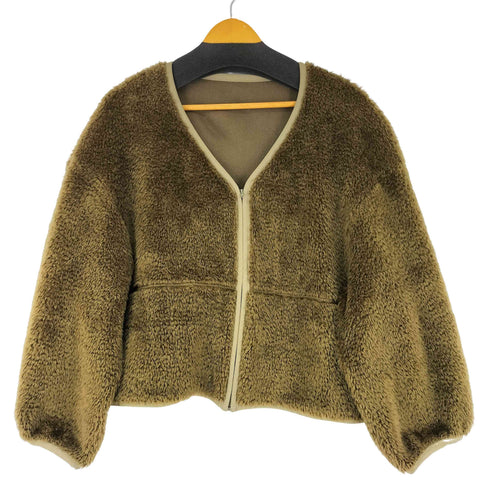 シティショップ CITYSHOP ファーブルゾン フリース Vネックジャケット レディース FREE