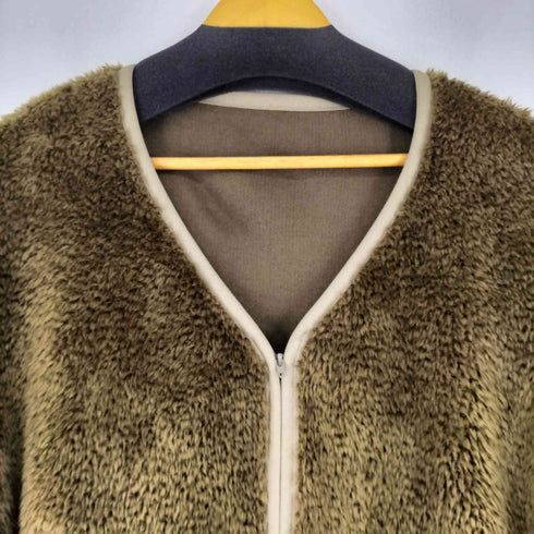 シティショップ CITYSHOP ファーブルゾン フリース Vネックジャケット レディース FREE