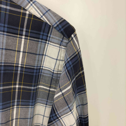 トミーヒルフィガー TOMMY HILFIGER VINTAGE FIT ワンポイント刺繍チェックシャツ メンズ import:S
