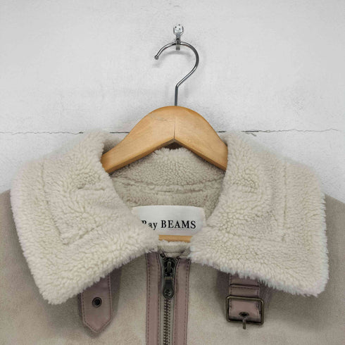 レイビームス Ray BEAMS フェイクムートンボマーブルゾン レディース 0