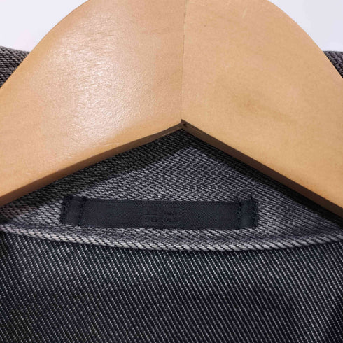 ユニクロ UNIQLO 25SS デニムオーバーサイズジャケット グレー Lサイズ レディース JPN:L