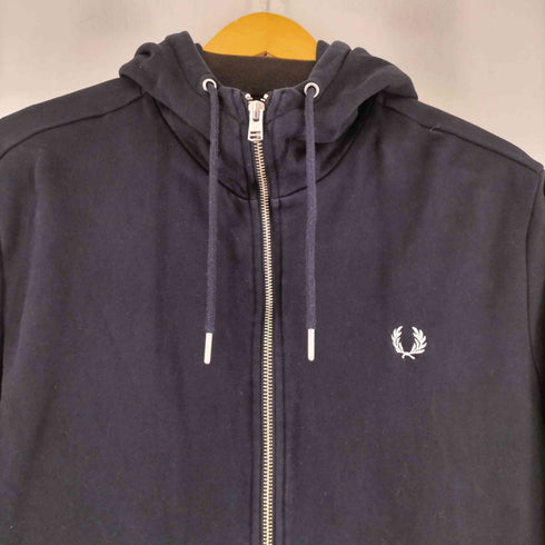 フレッドペリー FRED PERRY HOODED ZIP THROUGH SWEATSHIRT メンズ import:L