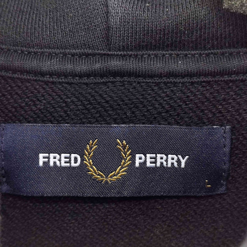 フレッドペリー FRED PERRY HOODED ZIP THROUGH SWEATSHIRT メンズ import:L