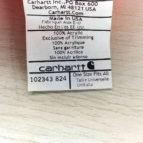 カーハート Carhartt USA製 鹿刺繍 ニットキャップ メンズ
