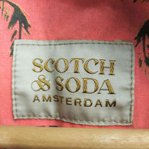 スコッチアンドソーダ SCOTCH&SODA 裏地総柄 ジップアップ ブルゾンジャケット メンズ