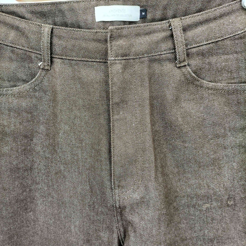 アモーメント amomento ジップフライ ルーズ ストレート メンズ M