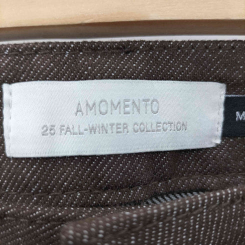 アモーメント amomento ジップフライ ルーズ ストレート メンズ M