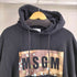 エムエスジーエム MSGM ボックス ロゴプリント プルオーバーパーカー メンズ import:M
