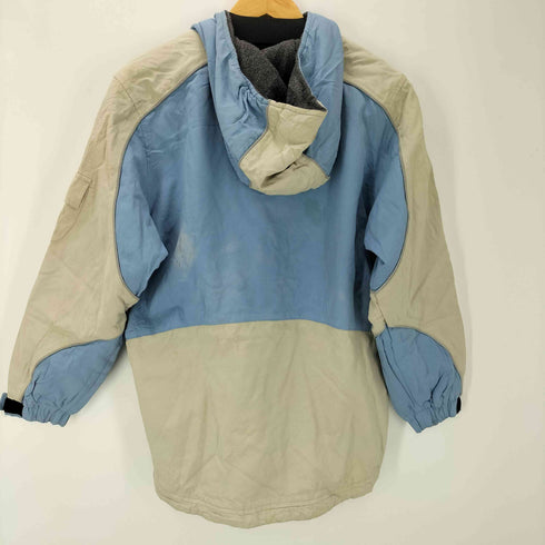 エディーバウアー Eddie Bauer 90-00S 裏地フリース スイッチング バイカラー ウォームアップ マウンテン パーカー ジャケット 裾ドローコード メンズ XXL