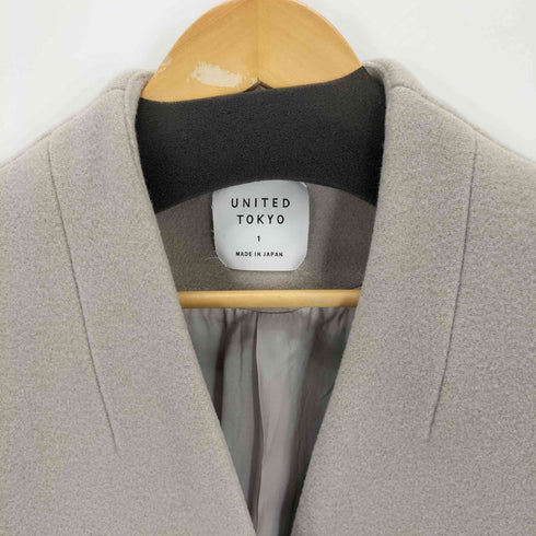 ユナイテッドトウキョウ UNITED TOKYO 17aw ノーカラーコート レディース JPN:1