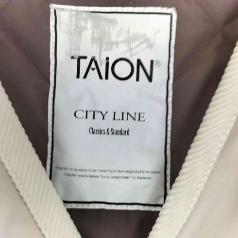 タイオン TAION CITY LINE キルティングジャケット メンズ