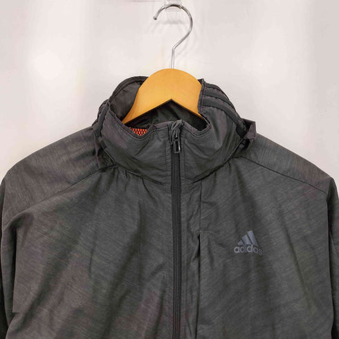 アディダス adidas 裏起毛 ウィンドブレーカー ジャケット メンズ import:M