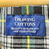 DRAWING COTTONS 裏地チェック コーデュロイ切替 オイルドクロスジャケット メンズ import:XL