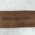 TOCHIGI SHRINK LEATHER SURF EMBOSSED BELT メンズ