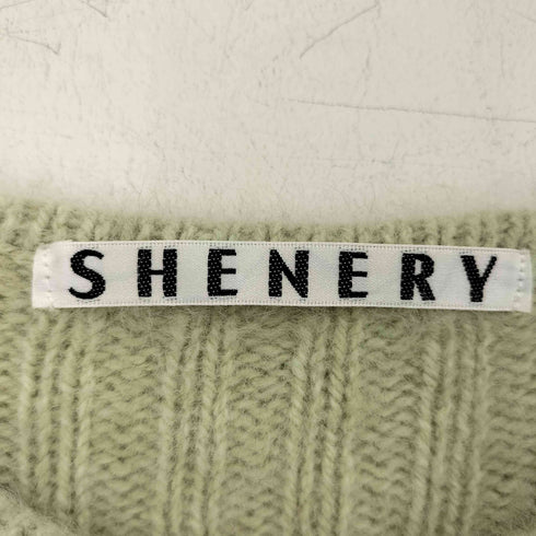 シーナリー SHENERY フォックスウールサイドスリッドリブニット レディース FREE