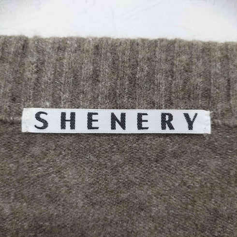 シーナリー SHENERY フォックスウールスキッパーネックニット レディース FREE