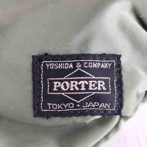 ポーター PORTER TANKER ハーフムーン セージグリーン ショルダーバック メンズ