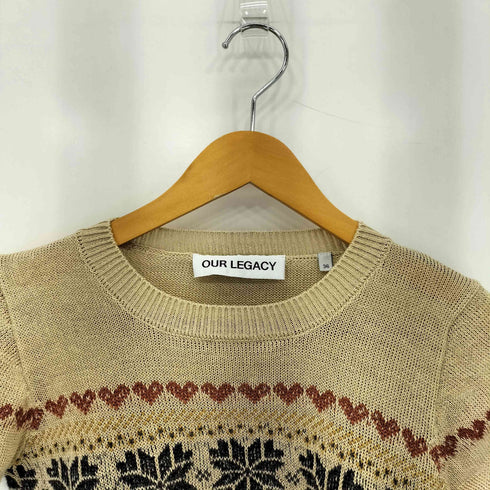 アワーレガシィー OUR LEGACY KNITTED CROPPED T-SHIRT ニット クロップド Tシャツ レディース 36