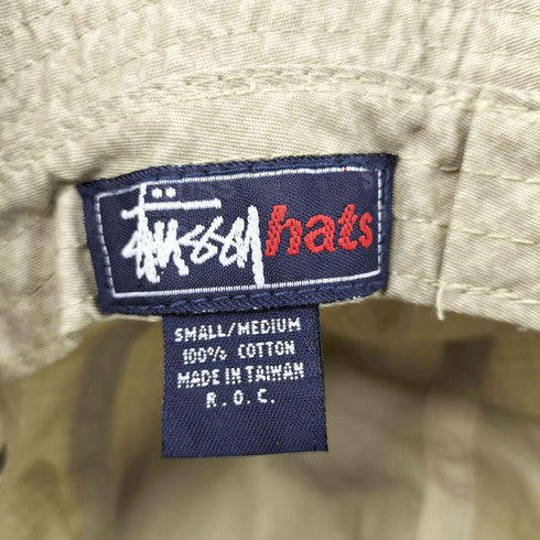 ステューシー Stussy 紺タグ 総柄 バケットハット メンズ s/m
