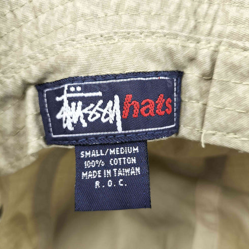 ステューシー Stussy 紺タグ 総柄 バケットハット メンズ s/m