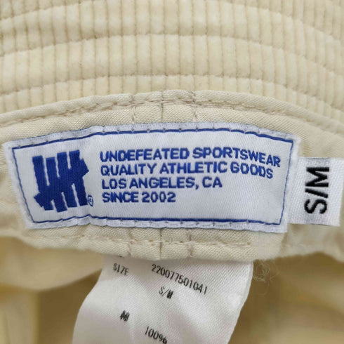 アンディフィーテッド UNDEFEATED コーデュロイバケットハット メンズ S/M