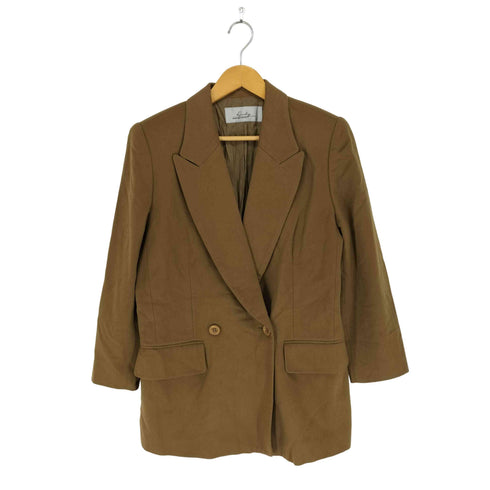 Lindy CASHMERE 100% カシミヤ ダブル テーラードジャケット レディース 7AR