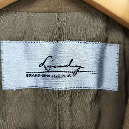 Lindy CASHMERE 100% カシミヤ ダブル テーラードジャケット レディース 7AR