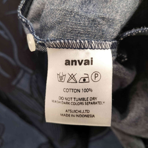 ANVAI ボタニカルワンピース レディース