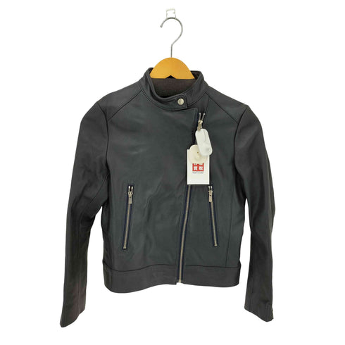 アルアバイル allureville ラムレザーシングルライダースジャケット レディース 1