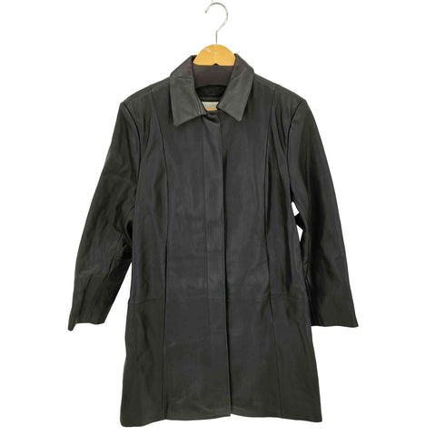 W COLLECTION レザーステンカラーコート レディース 12/36