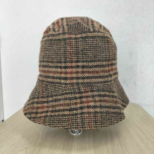 エンジニアードガーメンツ Engineered Garments ウール混チェックバケットハット メンズ M