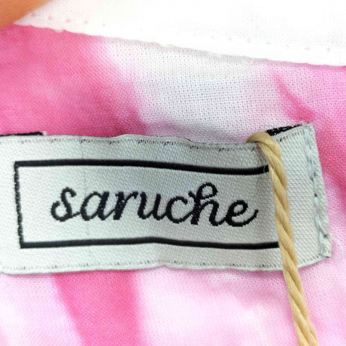 saruche 染色染め 水彩柄ワンピース レディース