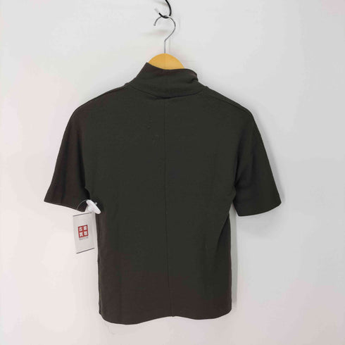 マックスマーラ MAX MARA 白タグ イタリア製 ウール混 ハイネック半袖ニット レディース import:M