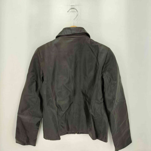 FIRENZE VERA PELLE レザージップアップジャケット レディース 42