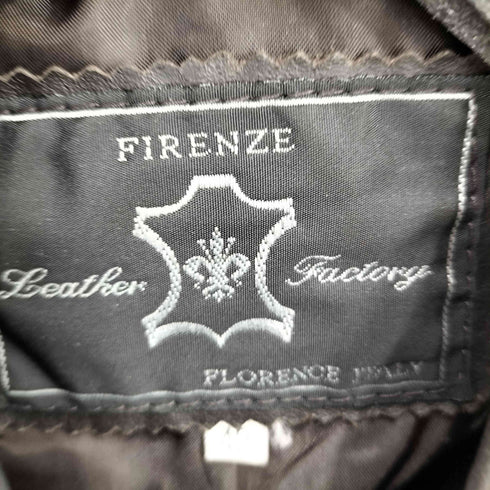 FIRENZE VERA PELLE レザージップアップジャケット レディース 42