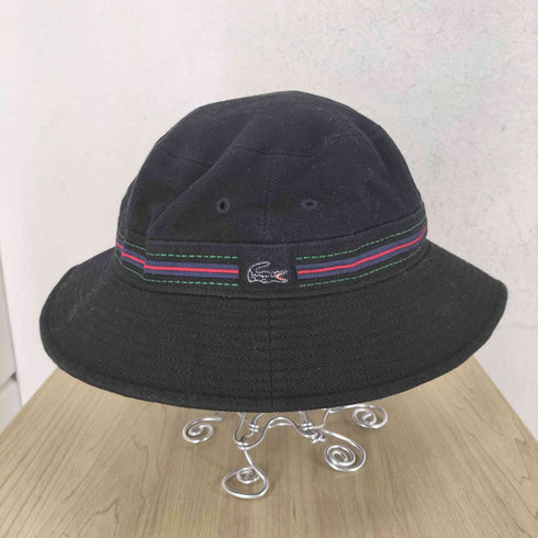 ラコステ LACOSTE ロゴ刺繍バケットハット メンズ 58CM