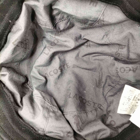 ラコステ LACOSTE ロゴ刺繍バケットハット メンズ 58CM