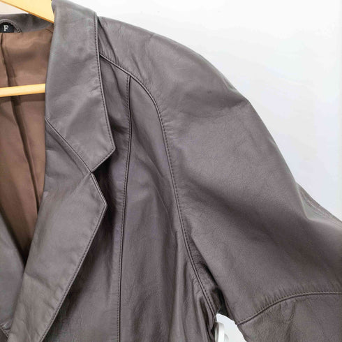 カウレザーテーラードジャケット メンズ FREE