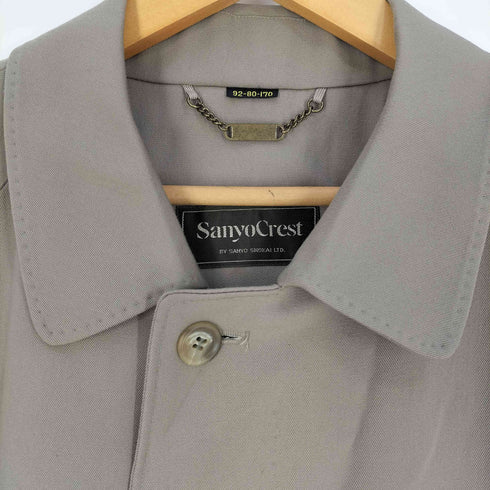 サンヨーコート SANYO COAT 裏地チェック ステンカラーコート メンズ 92-80-170