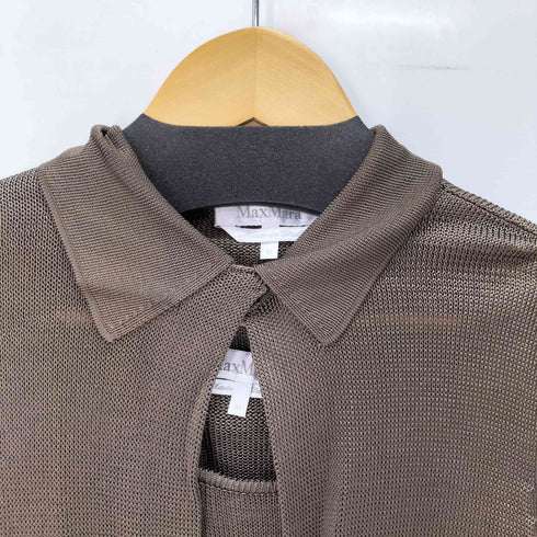 マックスマーラ MAX MARA 白タグ イタリア製 メッシュタンクトップ カーディガンセットアップ レディース import:M