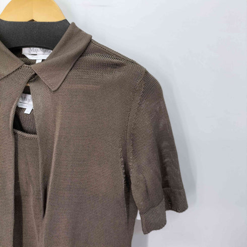マックスマーラ MAX MARA 白タグ イタリア製 メッシュタンクトップ カーディガンセットアップ レディース import:M