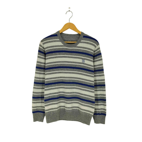 ブラックレーベルクレストブリッジ BLACK LABEL CRESTBRIDGE カシミヤ混ボーダーニットセーター メンズ JPN:3