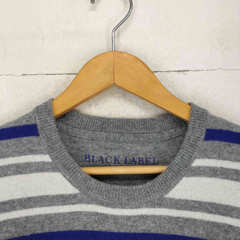 ブラックレーベルクレストブリッジ BLACK LABEL CRESTBRIDGE カシミヤ混ボーダーニットセーター メンズ JPN:3