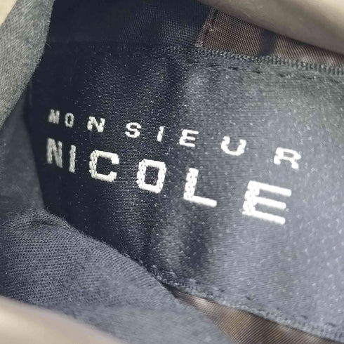 ニコル NICOLE ヨーク切替 リバーシブルダウンベスト メンズ JPN:46