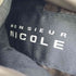 ニコル NICOLE ヨーク切替 リバーシブルダウンベスト メンズ JPN:46