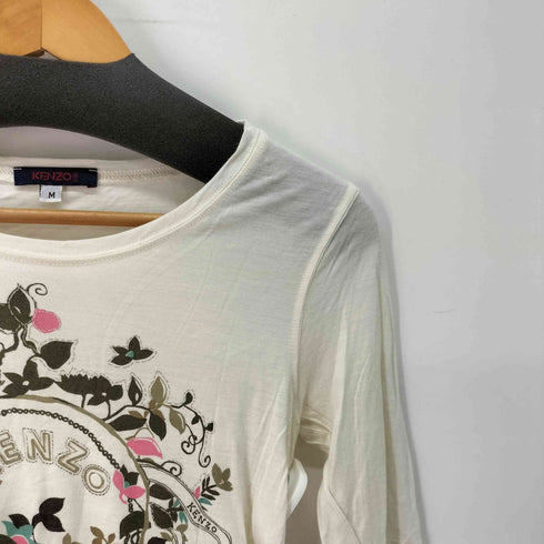 ケンゾージーンズ KENZO JEANS ギリシャ製 フローラルプリントカットソー レディース import:M
