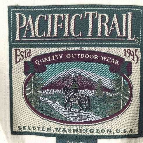 パシフィックトレイル PACIFIC TRAIL 裏地チェック フィッシングベスト メンズ import:M