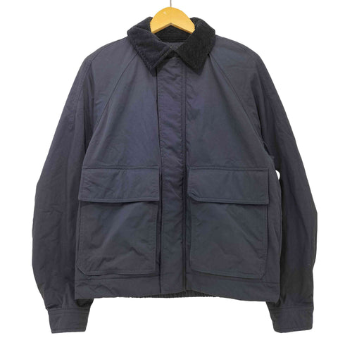 ザラ ZARA 襟コーデュロイ 中綿 比翼 ブルゾン メンズ import:S