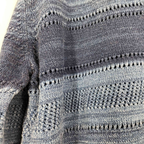 BLUE PORT コンチョボタン インディゴ カーディガン メンズ JPN:XL